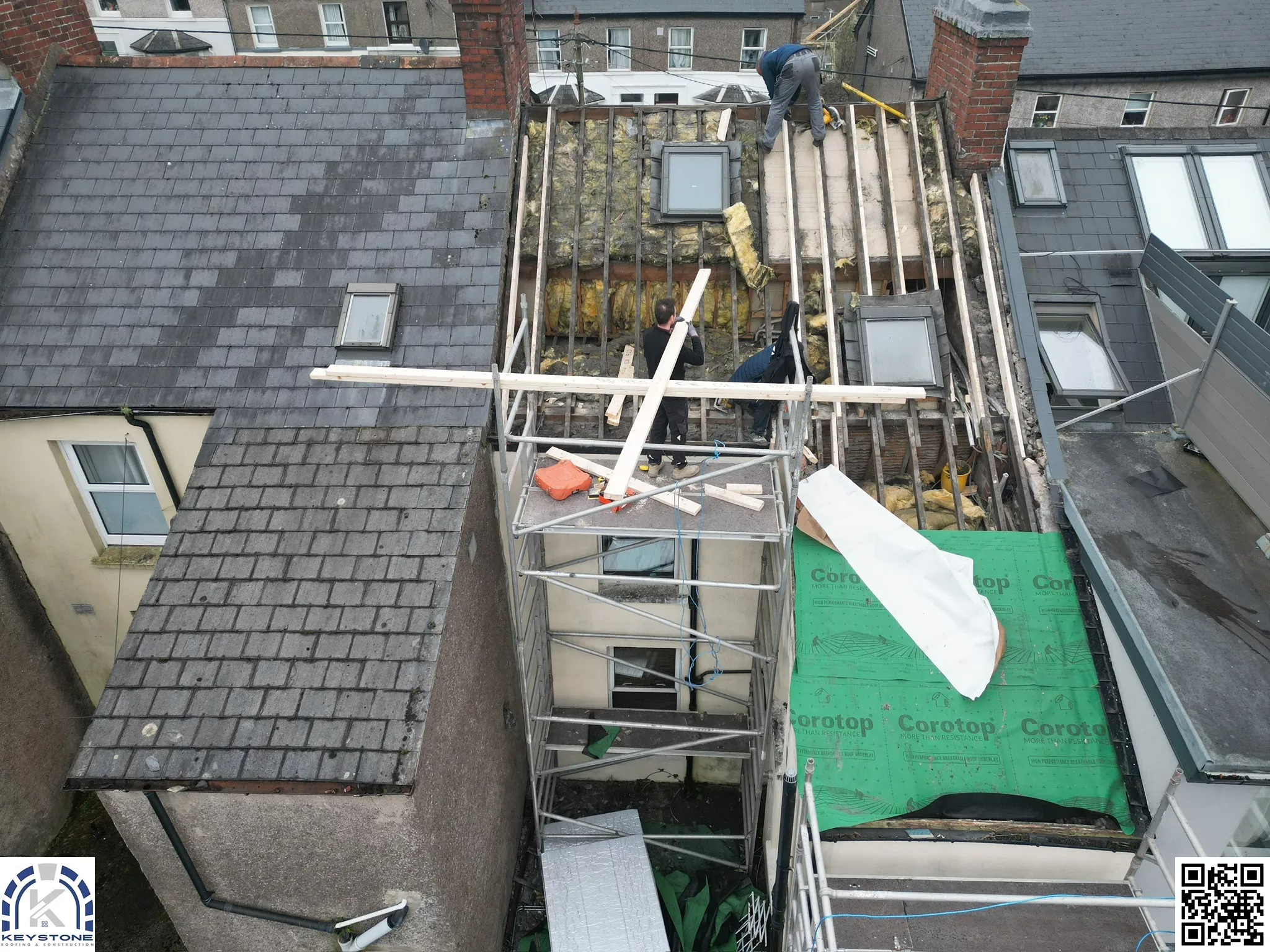 roof leaks repairs by keystone roofing and construction in cork